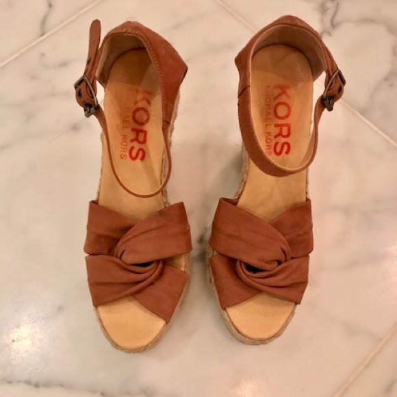 Michael Kors Suede Espadrille Wedge - Picture 7 of 7